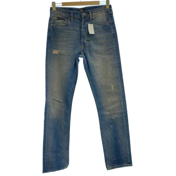 ANGLOMANIA◆スクイグル/オーブ刺繍/スキニーパンツ/28/デニム/IDG/139505 L...