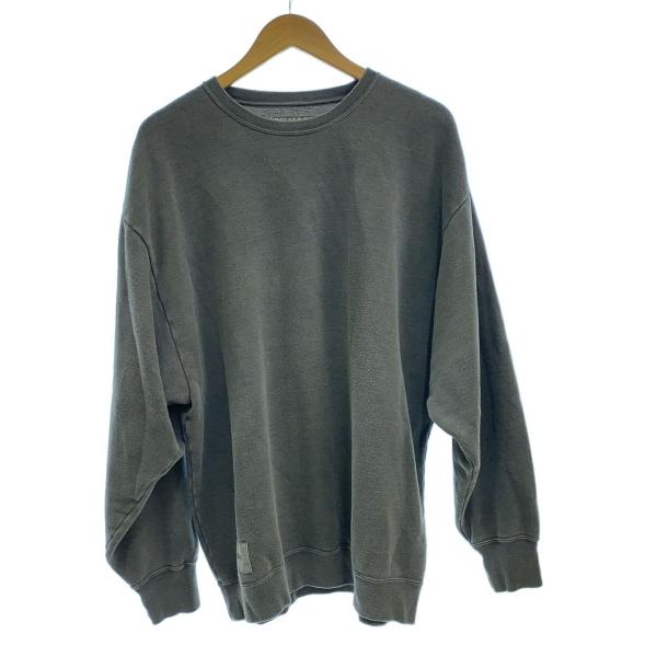 WTAPS◆SIGN 01 SWEATER CTPL/スウェット/3/コットン/グレ/242ATDT...