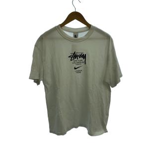NIKE◆×Stussy/INTERNATIONAL TEE/Tシャツ/M/コットン/WHT/DD3342-121