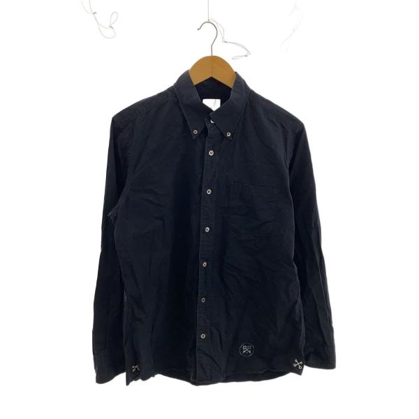 uniform experiment◆長袖シャツ/3/コットン/BLK/UE-101023