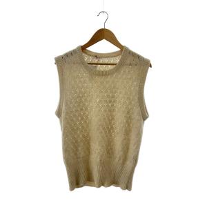 MASU◆ニットベスト(薄手)/46/ウール/CRM/MNFW-KN0202