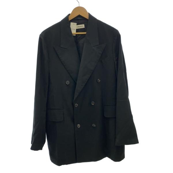 OUR LEGACY◆24AW/SHARP DB BLAZER/ジャケット/50/レーヨン/BLK/...