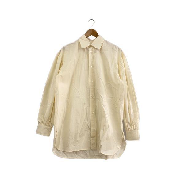 PLAN C◆長袖シャツ/38/コットン/IVO/CMCAD01K00TC073