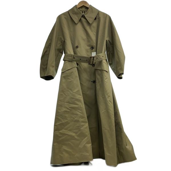 AMERI◆トレンチコート/S/コットン/KHK/01210730511//