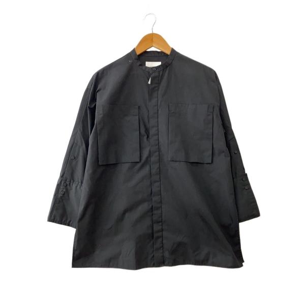 AMERI◆長袖ブラウス/FREE/コットン/BLK/02220421830