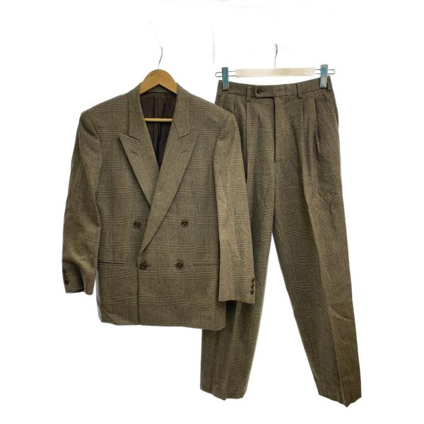 JUNMEN◆80s/ダブルブレスト/OLD/セットアップ/S/ウール//