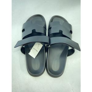 HERMES◆サンダル/43/BLK/レザー//の詳細画像2