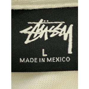 STUSSY◆Tシャツ/L/コットン/WHTの詳細画像2