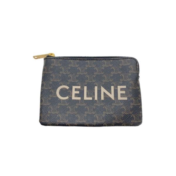 CELINE◆コイン&amp;カードケース/トリオンフキャンバス/コインケース/--/総柄/レディース/10...