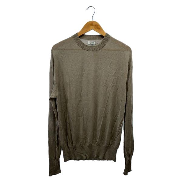 MAATEE&amp;SONS◆ニット・セーター(薄手)/2/シルク/BRW/MT1103-0101//