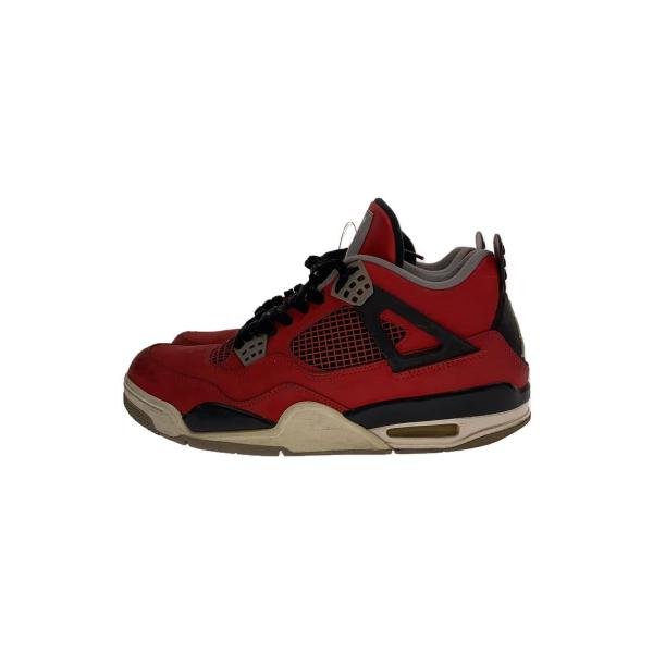 NIKE◆AIR JORDAN 4 RETRO/ローカットスニーカー/27cm/RED/308497...