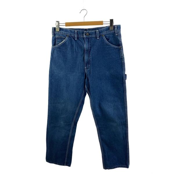 KEY◆ペインターパンツ/36/コットン/IDG/無地/402-41