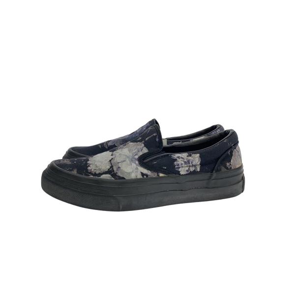 LAD MUSICIAN◆CANVAS SLIP ON FLOWER/42/BLK/キャンバス/21...