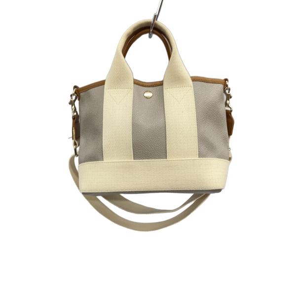 TOPKAPI◆スコッチグレイン/2wayトートバッグ/フェイクレザー/GRY