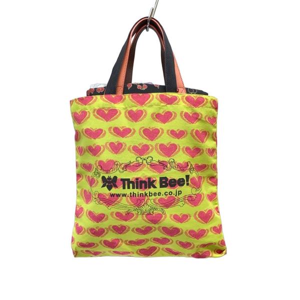 Think Bee!◆トートバッグ/コットン/BLK