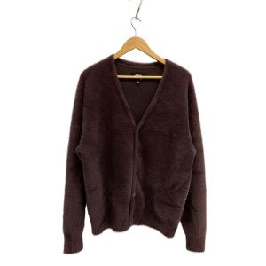 STUSSY◆カーディガン(厚手)/M/ナイロン/PUP/無地