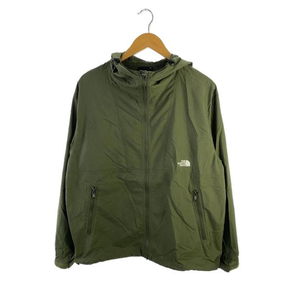 THE NORTH FACE◆COMPACT JACKET_コンパクトジャケット/L/ナイロン/GR...