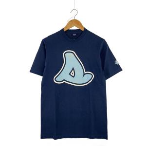 STUSSY◆Tシャツ/S/コットン/NVY/無地//