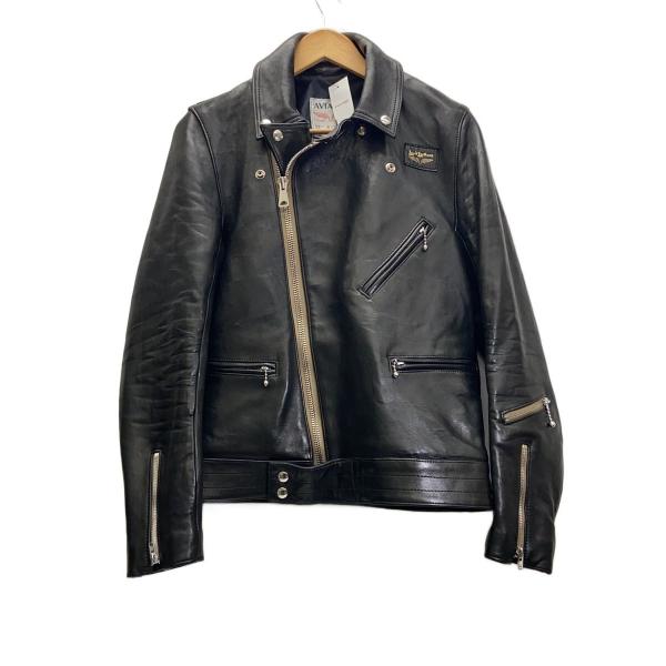 Lewis Leathers◆レザージャケット・ブルゾン/40/レザー/BLK/441T//