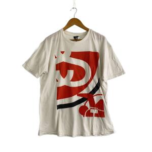 STUSSY◆Tシャツ/L/コットン/WHT//