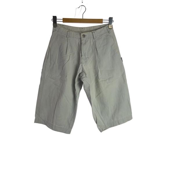 STUSSY◆80s/黒タグ/USA製/ショートパンツ/29/コットン/GRY/無地