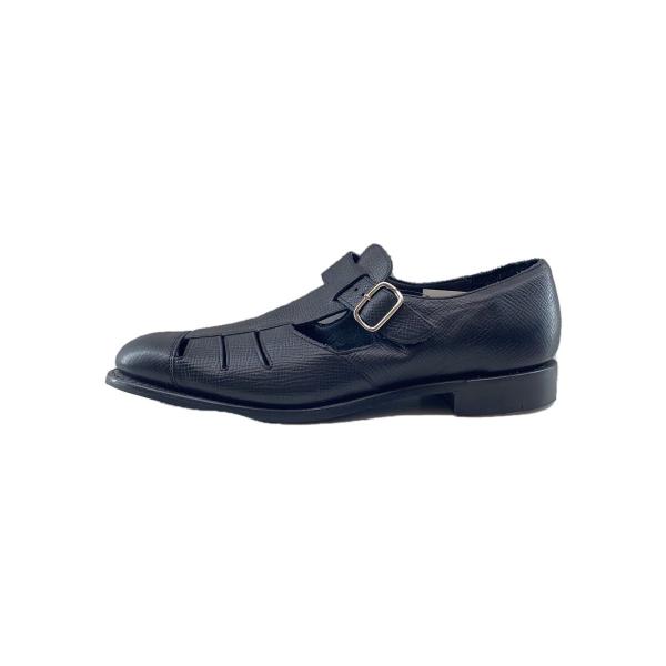 JOSEPH CHEANEY&amp;SONS◆サンダル/UK8/BLK/レザー/【ONLY ARK】別注 ...