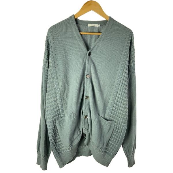 YASHIKI◆Unabara Cardigan/2/コットン/BLU/YSK-22SS-KN07