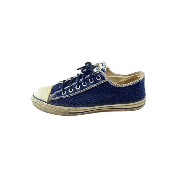 CONVERSE◆ALL STAR/USA製 ローカットスニーカー/US7.5/NVY