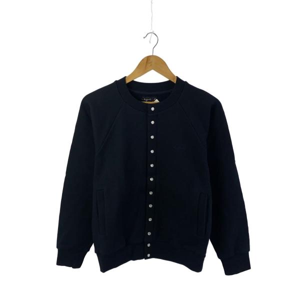 agnes b.◆FRAGMENT DESIGN 別注 スナップ カーディガン/S/コットン/ブラッ...