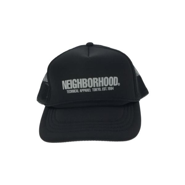 NEIGHBORHOOD◆LOGO PRINT MESH CAP/キャップ/FREE/ポリエステル/...