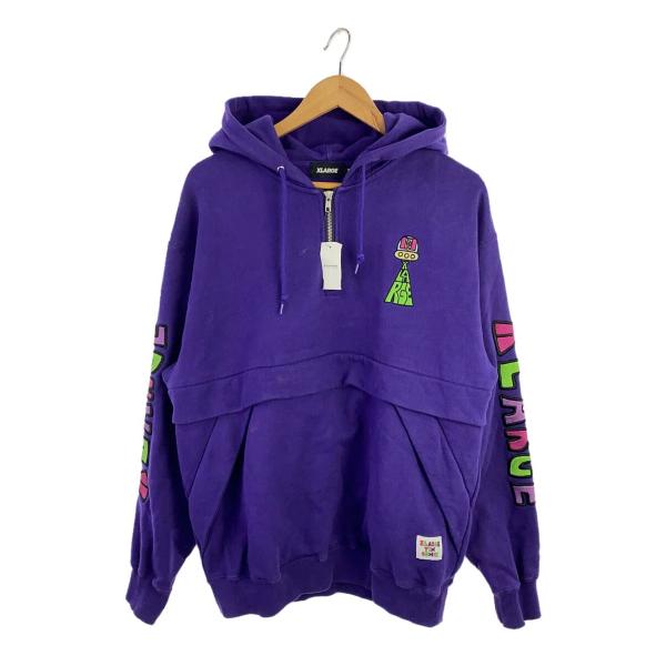 X-LARGE◆TIM COMIX ANORAK SWEATSHIR/パーカー/M/コットン/PUP...