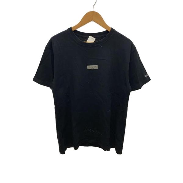 NEW ERA◆Tシャツ/4/コットン/BLK/無地/HH-T17-990