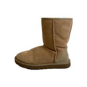UGG australia◆ブーツ/24cm/BEG/スウェード/使用感考慮