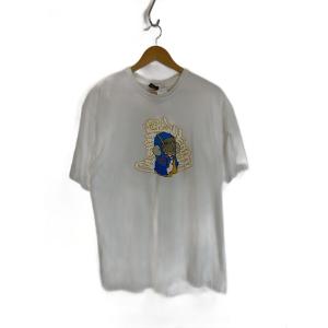STUSSY◆CUSTOMADE/Tシャツ/--/コットン/WHT/無地