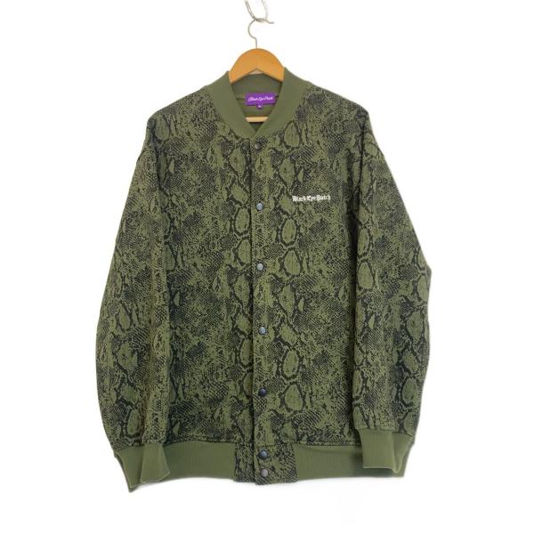 Blackeyepatch◆OE LOGO PYTHON sweat stadium jack/スタ...