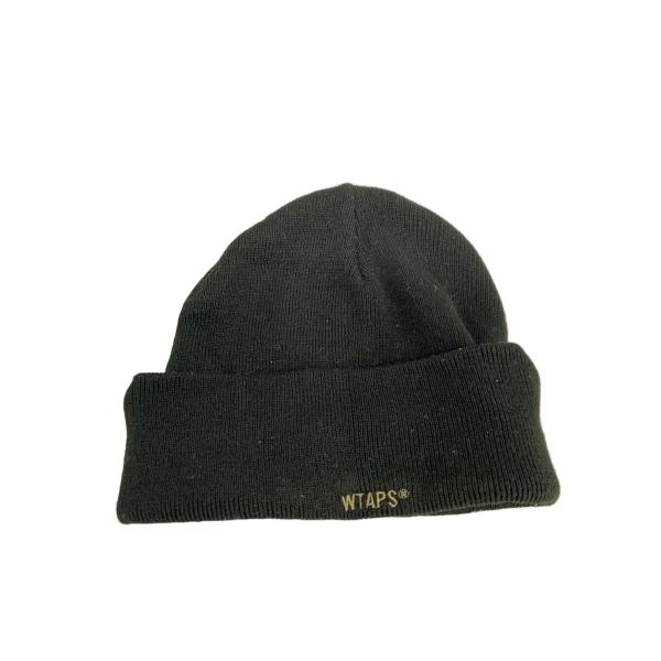 WTAPS◆ニットキャップ/--/アクリル/BLK/メンズ/202MADT-HT04