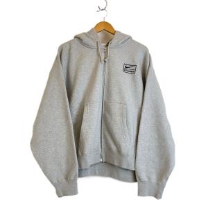STUSSY◆ジップパーカー/L/コットン/GRY/FJ9182-050
