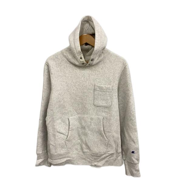 Champion◆青単/レプリカ/復刻/REVERSEWEAVE /パーカー/L/コットン/GRY/...