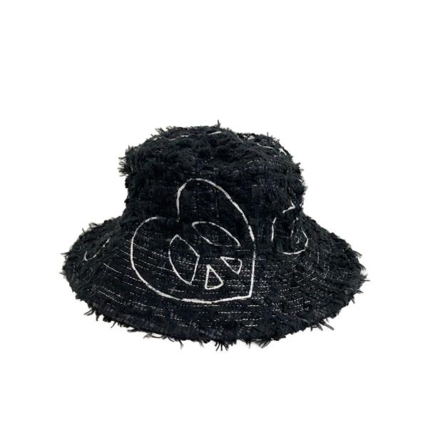 READYMADE◆TWEED BUCKET HATバケットハット/--/コットン/BLK/メンズ/...