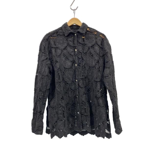 AMERI◆長袖シャツ/FREE/コットン/BLK/01410440870//