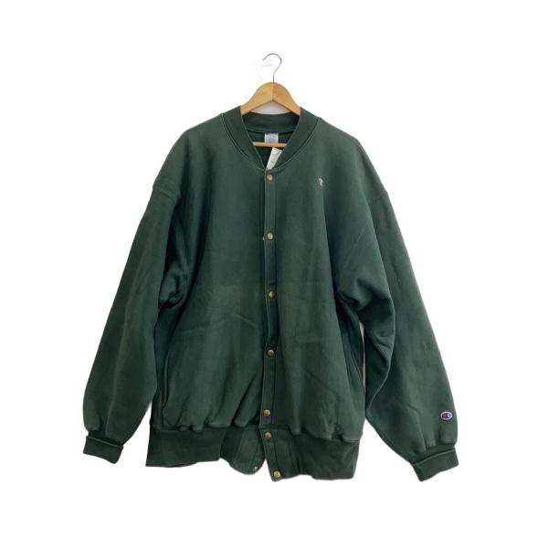 Champion◆90S/REVERSE WEAVE/カーディガン/XXL/コットン/GRN//