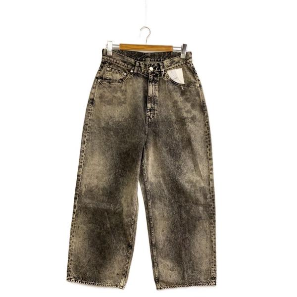 ANCELLM◆AGING type-D/1/ワイドデニムパンツ/黒/ANC-#05-26SS-D/...