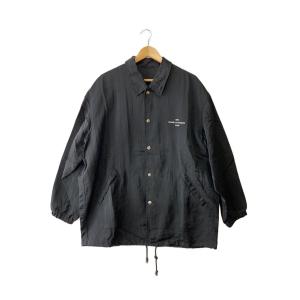 COMME des GARCONS HOMME◆1989AW/コーチジャケット/M/ナイロン/BLK/HJ-020530/黒//