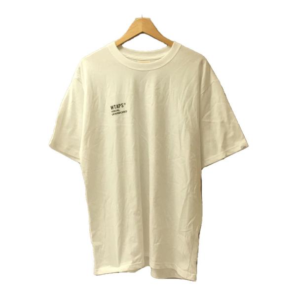 WTAPS◆22SS/VISUAL UPARMORED TEE/Tシャツ/4/コットン/ホワイト/2...