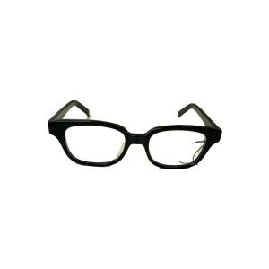 白山眼鏡店◆TOSS/1988モデル/メガネ/ウェリントン/プラスチック/BLK/BLK/メンズ