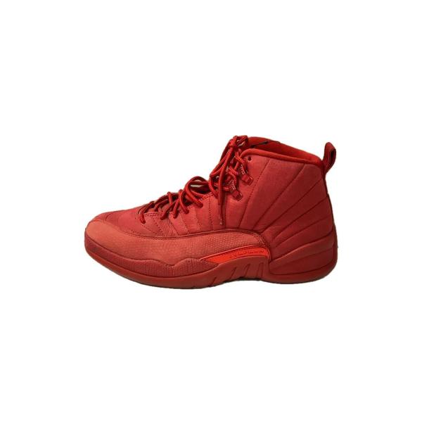 NIKE◆AIR JORDAN 12 RETRO/エアジョーダンレトロ/レッド/130690-601...