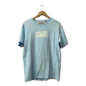 KITH◆ボックスロゴ/Tシャツ/M/コットン/BLU
