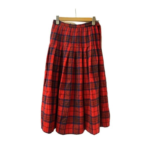 PENDLETON◆70s/スカート/8/ウール/RED
