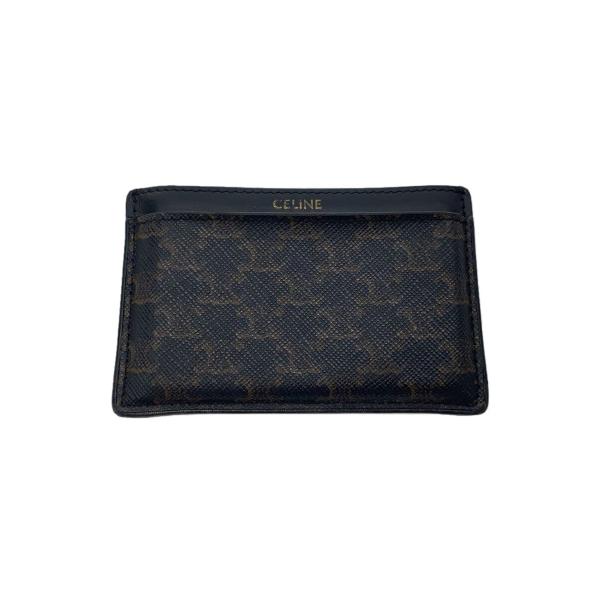 CELINE◆トリオンフ/カードケース/キャンバス/総柄/レディース