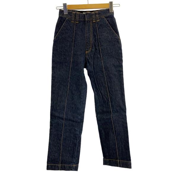 AMERI◆CENTER PRESS STRAIGHT DENIM/24/デニム/IDG/02110...
